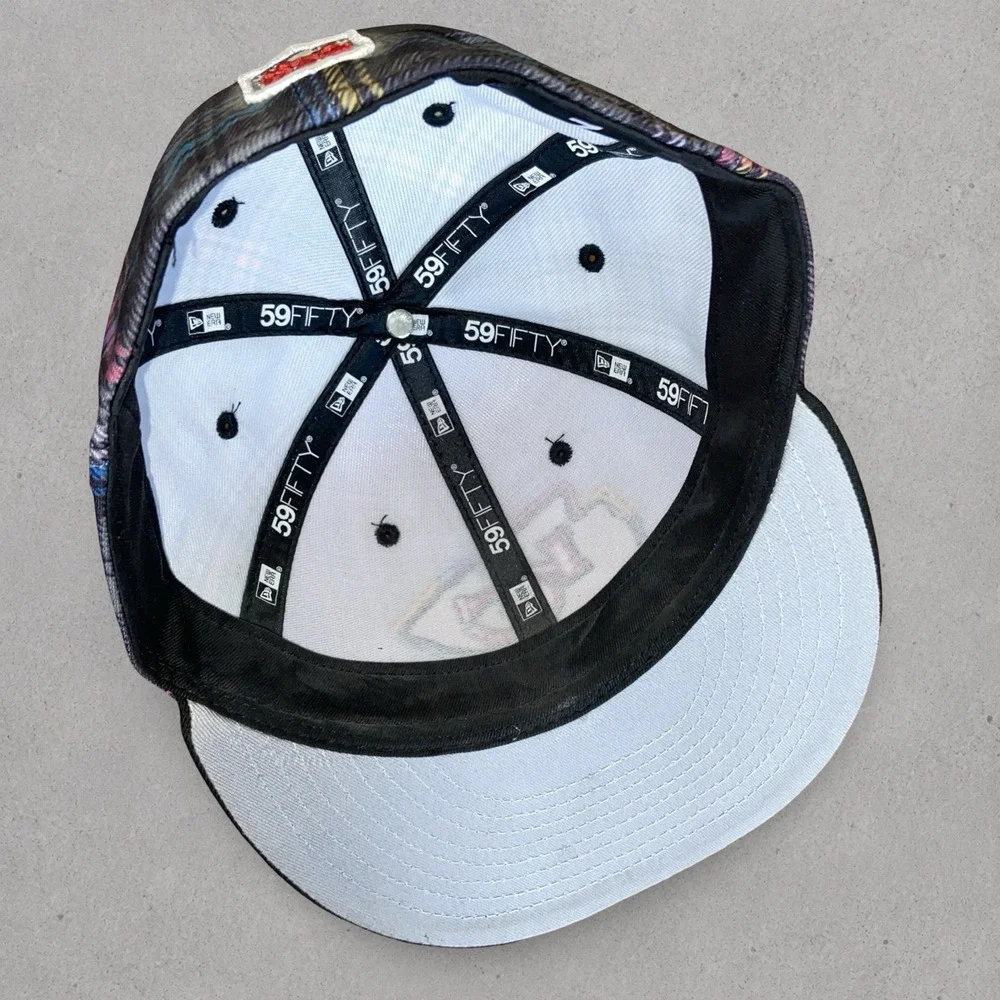 New Era Kansas City Chiefs Crucial Catch Plaid 59FIFTY Fitted Hat Size 7
